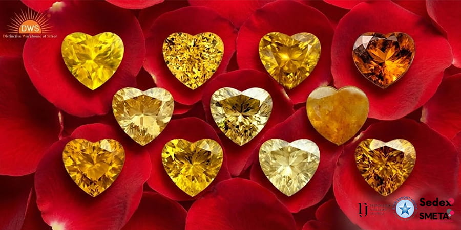 Natural Yellow Gemstones for Valentine's Day Natural Yellow Gemstones for Valentine's Day